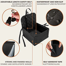 Load image into Gallery viewer, Extra Stable Dog Car Seat - Robust Car Dog Seat or Puppy Car Seat for Small to Medium-Sized Dogs - Reinforced Walls and 3 Belts - Waterproof Pet Car Seat for Back and Front Seat