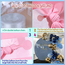 Load image into Gallery viewer, TOPLDSM Blue Balloon Arch Kit, Blue Balloon Garland Party Decorations with Navy Blue and White Balloon,Gold Confetti Balloon for Men and Boys Baby Shower Birthday Decorations Wedding Gender Reveal