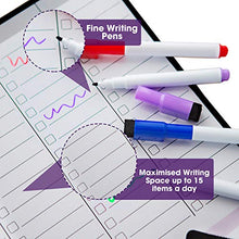 Load image into Gallery viewer, Magnetic Weekly Planner Fridge Whiteboard - Weekly Meal Planner - Family Planner - Get organised to Reduce Stress in Your Life