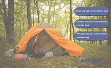 Load image into Gallery viewer, HIKEMAN Ultralight Compression Stuff Sack Sleeping Bag Compression for Outdoor Camping Hiking Backpacking Travelling (Blue, S)