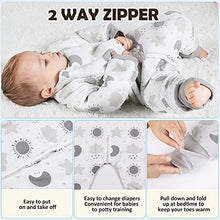 Load image into Gallery viewer, Lictin Baby Sleeping Bag with Feet 2.0 Tog - Baby Sleep Sack Split Leg with Removable Sleeves Winter Organic Cotton Sleeping Bag for Infant Toddler from 75 to 95 cm