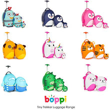 Load image into Gallery viewer, boppi Tiny Trekker Kids Luggage Bag | Holiday Travel Suitcase for Boys & Girls, Carry-On or Pull-Along School Trolley | Cabin Holdall with Lightweight Wheels, 17-Litre Hand Case | Aeroplane