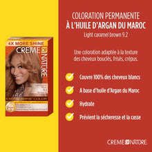 Load image into Gallery viewer, Creme of Nature Exotic Shine Color Hair Color, 9.2 Light Caramel Brown, 74 g (Pack of 1)
