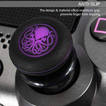 Load image into Gallery viewer, Playrealm FPS Thumbstick Extender & Printing Rubber Silicone Grip Cover 2 Sets for PS5 Dualsenese & PS4 Controller (Cthulhu Secret)