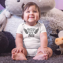 Load image into Gallery viewer, Little Ratbag Unisex Baby Bodysuit Vest - 100% Cotton Funny 0-3 Months Baby Clothes - Short Sleeves Boy & Girl Baby Grows Clothing Suit -"Hand Picked for Earth by My Nanny in Heaven" - White