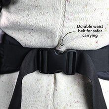 Load image into Gallery viewer, Nuby Baby Carrier Newborn to Toddler, Hip Healthy Certified Carrier, 3 in 1 Front and Back Baby Carrier, Black