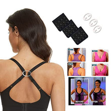 Load image into Gallery viewer, HOFISH Maternity Nursing Bras Seamless 3 Pack Sleep Bralette for Breastfeeding with Free Bra Extenders & Clips(Black,S)