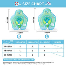 Load image into Gallery viewer, Free Swimming Baby Inflatable Baby Swimming Float-Helps Baby Learn to Kick and Swim for the Age of 3-72 Months (Green, L)