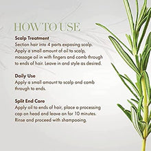 Load image into Gallery viewer, Mielle Rosemary Mint Scalp & Hair Oil 2oz, clear
