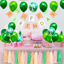 Load image into Gallery viewer, GREMAG Balloons Arch Kit, 107PCS Green Balloon Garland Kit Balloons Arch Kit, Latex Balloons Party Reusable Balloons for Birthday Decoration Party Supplies Wedding Party Decoration Supplies