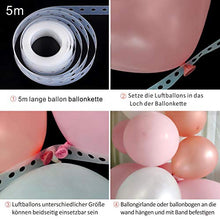 Load image into Gallery viewer, HUIBO Balloon Garland Arch Kit 16Ft Long 112pcs Pink White Gold Balloons Pack for Girl Birthday Baby Shower Bachelorette Party Centerpiece Backdrop Background Decorations