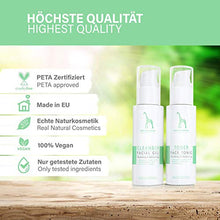 Load image into Gallery viewer, Face Wash Set with PURE, ORGANIC Aloe Vera & Hyaluronic Acid - VEGAN - 125 ml Face Cleanser Gel & 125 ml Face Toner for Normal, Combination & Blemish-Prone Skin - Natural Facial Care for Men & Women