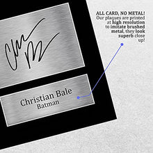 Load image into Gallery viewer, HWC Trading Christian Bale Signed A4 Printed Autograph Batman The Dark Knight Print Photo Picture Display