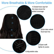 Load image into Gallery viewer, CULKET 24 Inch Ponytail Extensions for Women Synthetic Long Wavy Drawstring Ponytail Clip On Extension Body Wave Curly Ponytail Hairpiece for Women 2#