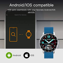 Load image into Gallery viewer, Smart Watch, Fitness Tracker Touch Screen, Smartwatch for Men Women Gifts Sleep Monitor Step/Calorie Counter Activity Tracker as Birthday Gifts for Men Women iOS, Android Compatible iPhone (blue)