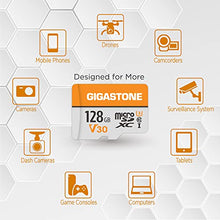 Load image into Gallery viewer, Gigastone Micro SD Card 128GB 2-Pack, 4K UHD Video, Surveillance Security Cam Action Camera Drone Professional, 100MB/s Micro SDXC UHS-I A1 Class 10