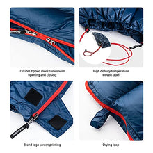 Load image into Gallery viewer, Naturehike White Ultralight Goose Down Rectangular Sleeping Bags Winter Sleeping Bags (Dark Blue - Winter)