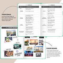 Load image into Gallery viewer, Clever Fox Planner - Weekly & Monthly Planner to Increase Productivity, Time Management and Hit Your Goals – Organizer, Gratitude Journal – Undated, Start Anytime, A5, Lasts 1 Year, Mint (Weekly)