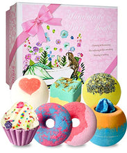 Load image into Gallery viewer, 7 Natural Bath Bombs, STNTUS INNOVATIONS Bath Bombs for Women, Spa Bubble Fizzies, Luxurious Gift for Girls Kids, Beauty Gifts Set for Her on Christmas Valentines Birthday Mothers Day Anniversary