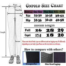 Load image into Gallery viewer, Gnpolo Womens Black High Waisted Leggings Plus Size Soft Tight Slim Tummy Control Yoga Pants
