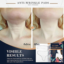 Load image into Gallery viewer, Wrinkle Patches, 2 Pads Decollete Pad for Chest Wrinkles, Silicone Neck Wrinkle Patches, Reusable Medical Grade Silicone Chest Pads for Wrinkle Prevention