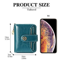Load image into Gallery viewer, SENDEFN Purses for Women Genuine Leather Small Bifold Compact Womens Wallet with RFID Protection