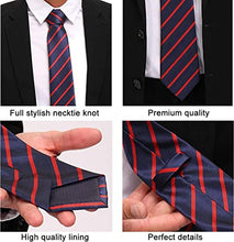 Load image into Gallery viewer, WeiShang Lot 6 PCS Classic Men's 100% Silk Tie Necktie Woven JACQUARD Neck Ties (Style 20)