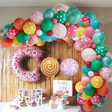Load image into Gallery viewer, weeyin Candyland Birthday Party Decorations, Sweet Party Decorations with Happy Birthday Banner Candy doughnut Ice Cream Foil Balloon for Girls kids Women Candyland Party Baby Shower Wedding Birthday