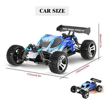 Load image into Gallery viewer, GoolRC Remote Control Car, A959 1/18 Scale RC Car for Boys adults Gifts 50km/h High Speed RTR Car with 2.4G 4WD Electric RTR Off-Road for 7 8 9 12 age (Blue)