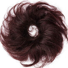 Load image into Gallery viewer, 100% Human Hair Messy Hair Bun Extension Curly Hair Scrunchies Chignon Extensions Updo Bun Ponytail Donut Hairpiece for Women