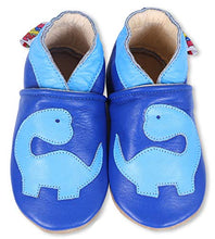 Load image into Gallery viewer, 0-6 Months 0-2DinoBaby Baby Leather Shoes Soft Sole Girl Boys Toddler Infant Walking First pram Gift New Born (0-2DinoBaby, 0_Months)