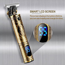 Load image into Gallery viewer, Hair Clippers Men Professional Beard Trimmer,Cordless Electric Self Hair Clippers with LCD Screen,Precision Outliner Trimmer-Smooth Clipping,Sharp Shavers-Rechargeable Battery,Valentine Gifts for Him