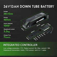 Load image into Gallery viewer, YOSE POWER 26'' E-bike Conversion Kit 36V350W Rear Wheel Motor Cassette with Integrated controller 36V13Ah Battery