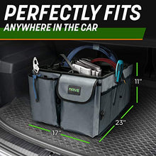 Load image into Gallery viewer, Drive Auto Car Boot Organiser – Robust, Collapsible, Multi-Compartment Car Trunk Organizer Box w/ Adjustable Straps & Handles - Essential Car Accessories
