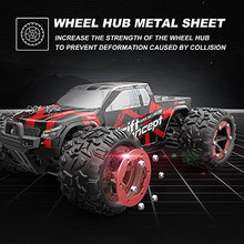 Load image into Gallery viewer, DEERC Brushless RC Cars 35 MPH High Speed Remote Control Car 4WD 1:18 Scale Monster Truck for Kids Adults, All Terrain Off Road Truck with Extra Shell 2 Battery,40+ Min Play Car Gifts for Boys