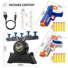 Load image into Gallery viewer, Shooting Game Toy for Kids with Floating Foam Balls Target, 2 Soft Bullet Blasters and 10 Nerf Compatible EVA Bullets, Fun Competition Game for Boys and Girls