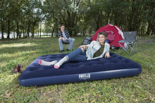 Load image into Gallery viewer, Bestway Comfort Quest Flocked Double Air Bed, Blue, 75 x 54 x 8.75 Inch