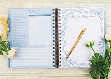 Load image into Gallery viewer, Powder Blue Luxury Wedding Planner Journal with Sections, checklists & Pockets
