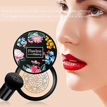 Load image into Gallery viewer, Ownest Mushroom Head Air Cushion BB Cream, Concealer Lasting Nude Makeup Moisturizing Brightening Pigment CC Liquid Foundation, Even Skin Tone Makeup Base BB Cream (natural)