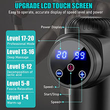 Load image into Gallery viewer, TOLOCO Massage Gun, Upgrade Percussion Muscle Massage Gun for Athletes, Handheld Deep Tissue Massager (Black)