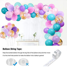 Load image into Gallery viewer, Unicorn Balloons Arch Garland Kit,AivaToba Unicorn Birthday Party Supplies Decorations Pink White Blue Purple Balloons Arch Kit Latex Confetti Balloon for Babyshower Wedding Girl Frozen Party