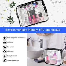 Load image into Gallery viewer, Clear Toiletries Bag, Funnasting 3 in 1 Waterproof Toiletry Travel Bag Clear PVC Travel Bag Wash Bag Makeup Bag Travel Business Bathroom for Men, Women and Kids