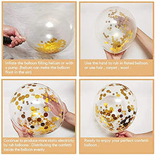Load image into Gallery viewer, Black and Gold Balloons Garland Kit, 121pcs Reusable Metallic Latex Confetti Black Gold Balloon Arch Kit Party Backdrop Decoration for Birthday Party, Wedding, Graduation, Anniversary Retirement