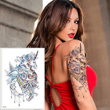 Load image into Gallery viewer, Waterproof Tattoo Stickers Bikini Peony Tattoo Body Art Flower Rose Tattoo Fake Water Transfer Tattoo Temporary Tatoo Leg Arm,TH267