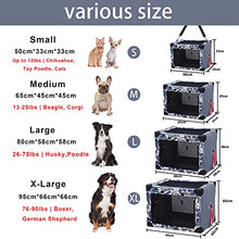 Load image into Gallery viewer, Collapsible Dog Crate Dog Carrier Portable and Travel Friendly Soft-Sided Fabric With Soft Mat Most Compact Indoor and Outdoor For Small Dog Cat-65x45x45cm(M)