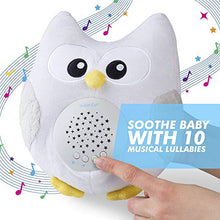 Load image into Gallery viewer, Baby Soother Cry Activated Sensor Toys Owl White Noise Sound Machine, Toddler Sleep Aid Night Light, Unique Baby Girl Gifts & Baby Boy Gifts, Woodland Baby Shower,Portable New Baby Gift Gender Neutral