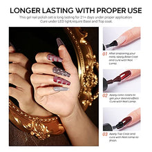 Load image into Gallery viewer, Modelones Gel Nail Polish Set, Brown Pink Nude Gray 7 Colors Soak off All Seasons Nail Polish Modern Nail Art Salon Birthday Mother's Day Gifts Nail Gel Manicure Set 6ML