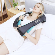 Load image into Gallery viewer, Neck Massager with Heat, Back Massager Gifts for Women / Men / Mom / Dad, Shiatsu Shoulder Massager, Electric Deep Tissue 4D Kneading Massage for Shoulder, Back and Neck, Massager Neck Pain Relief