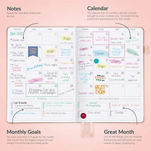 Load image into Gallery viewer, GoGirl Planner PRO - Undated Horizontal Layout Weekly Planner and Organizer + Budgeting and Expense Tracking Pages, Goals Journal & Agenda, 7" x 10" Hardcover, Lasts 1 Year - Rose Gold