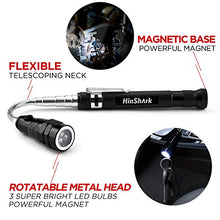 Load image into Gallery viewer, Hinshark Gifts for Men, Telescopic Magnetic Pickup Tool with LED, Fathers Day Gifts from Daughter Son, Gadgets for Men, Birthday Gifts for Him, Telescoping Hand Tools Fathers Day Gifts for Dad